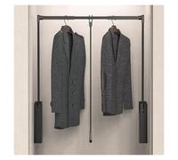 GGFFJ Barra de Ropa abatible, Barra retráctil Resistente for Armario, elevación telescópica con Retorno Suave, Capacidad de Peso de 15 kg, for Colgar Ropa (890-1200 mm)(440-550mm)
