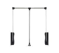 GGFFJ Barra de Ropa abatible con Retorno Suave, Ajustable de 510 a 1210 mm, Capacidad de Peso de 20 kg, for Colgar Ropa (660-890 mm)(660-890mm)
