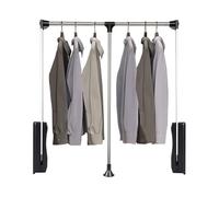 GGFFJ Barra de Ropa retráctil abatible, Resistente, Ajustable de 510 a 1210 mm, Capacidad de Peso de 20 kg, for Colgar Ropa (510-660 mm)(660-890mm)