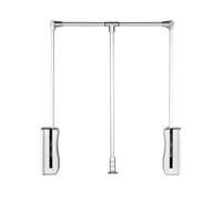 GGFFJ Barra de Ropa retráctil de Alta Resistencia, Ajustable en Ancho de 540 a 1200 mm, Capacidad de Peso de 20 kg, for Colgar Ropa (640-870 mm)(640-870mm)