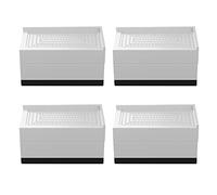 Ggggg 4 elevadores de Muebles, elevadores de Cama, Ascensor Cuadrado, Refuerzo de pie de Cama, Aumento de Altura de 7,5 cm o 15 cm, elevadores de Cama Ajustables para Mesa, Silla, sofá, Dormitorio
