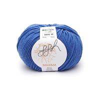ggh Maxima | Lana merino (superwash) - sin mulesing - ovillo de 50g - apto para tejer y crochet | Color 066 - Saphirblau