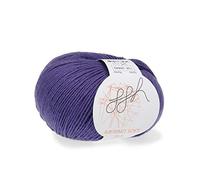 ggh Merino Soft | Lana merino (superwash) - sin mulesing - ovillo de 50g - apto para tejer y crochet | Color 138 - Lila