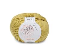 ggh Samson | Lana merino (superwash) - sin mulesing - ovillo de 50g - apto para tejer y crochet | Color 067 - Senf