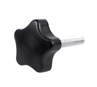 Ggnaxivs Tornillos de M8 X 40 Mm Cabeza de Estrella Tornillo de Ala Perilla de SujecióN Manija Negra