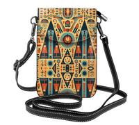 GGNKDL Bolso bandolera con estampado de imagen de torre triangular para teléfono móvil, cartera pequeña para mujer, un regalo práctico adecuado para salir, hacer ejercicio y ir de compras