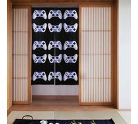 GGNKDL Cortina con patrón de equipos tecnológicos de 86 x 142 cm, cortina de tela de calidad para uso doméstico y de oficina