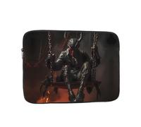GGNKDL Devil on The Swing - Funda portátil a prueba de golpes para laptop de 10 pulgadas, para hombres y mujeres, viajes de negocios, oficina, uso diario
