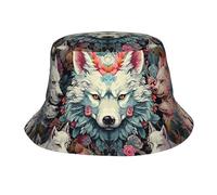 GGNKDL Fox Pack Prints - Sombrero de verano para viajes al aire libre, un sombrero de playa adecuado tanto para hombres como para mujeres, color negro