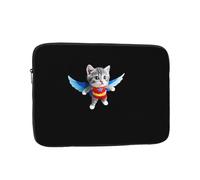 GGNKDL Funda portátil para laptop de 38.1 cm, diseño de gatito elfo, a prueba de golpes, para hombres y mujeres, viajes de negocios, oficina, uso diario
