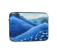 GGNKDL Hills Full of Blue Flowers Pattern - Funda portátil a prueba de golpes para laptop de 15 pulgadas, para hombres y mujeres, viajes de negocios, oficina, uso diario