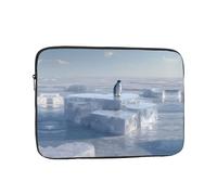 GGNKDL Penguin on The Ice Cube of Love - Funda portátil a prueba de golpes para laptop de 13 pulgadas, para hombres y mujeres, viajes de negocios, oficina, uso diario