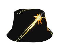 GGNKDL Rocket Launch Countdown Prints - Sombrero de verano para viajes al aire libre, un sombrero de playa adecuado tanto para hombres como para mujeres, color negro