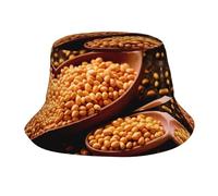 GGNKDL Soy Prints - Sombrero de verano para viajes al aire libre, un sombrero de playa adecuado tanto para hombres como para mujeres, color negro