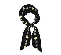 GGNKDL Three Little Stars Prints - Pañuelo de satén para mujer, accesorios de ropa