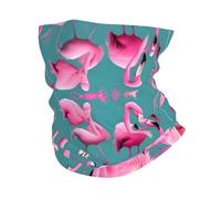 GGNKDL Una bandada de flamencos estampados. Pañuelo multifuncional para la cabeza, máscara deportiva para hombre y mujer