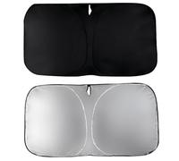 GGOIN Parasol Coche Delantero para BMW 5 er Touring E39 E61 F11 G31 G61, Parasol Auto Parabrisas Anti-Ultravioleta Plegable Accesorios para Auto,B145*80cm