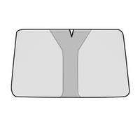 GGOIN Parasol Coche Delantero para MG ZS Hybrid+ Luxury (Seit 2024), Parasol Auto Parabrisas Anti-Ultravioleta Plegable Accesorios para Auto,Silver-140 * 70cm
