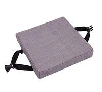 GGoty Cojín grueso de 5/8 cm para asiento de silla, cojín cuadrado para silla de comedor, cojín antideslizante para el hogar, la escuela, silla, taburete (28 x 28 x 5 cm, azul B)