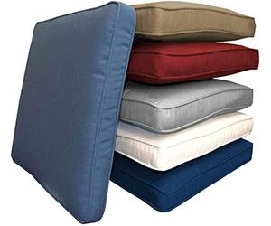 GGoty Cojín grueso de 8 cm para silla, cojín cuadrado de 45/50 cm, cojín elevador grande para balcón, hogar, oficina, interior (50 x 50 cm, azul marino)