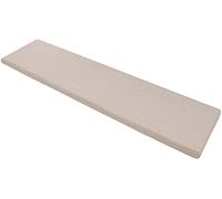 GGoty Cojín grueso para banco de 2 y 3 plazas, para interiores y exteriores, 100/120/150 cm, cojín largo para banco de jardín, comedor o columpio (70 x 30 cm, beige)