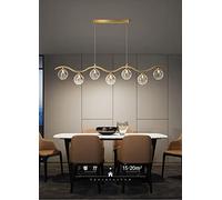 GGQEM Lámparas Colgantes, candelabros Sputnik de Globo de Vidrio Modernos, candelabros de Cristal con Luces Colgantes nórdicas, Sala de Estar, Dormitorio, Restaurante y of