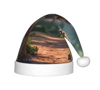 GGsdaf Sombreros de Navidad estampados para niños, adecuados para disfraces de Navidad, regalos de fiesta y trajes de vacaciones.