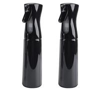 GGTTNRT Paquete de 2 botellas de spray de agua, botella vacía de 300 ml, botella de pulverización continua reutilizable, botella de spray para el cabello, para peluquería, limpieza del hogar, plantas,