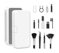 GGUFAY 18 en 1 Kit Multifuncional Portátil de Limpieza Electrónica-Limpia Teclado, Pantalla de PC, Teléfono Móvil, Airpods, Lentes, Cámara, Herramientas de Limpieza para Múltiples Circunstancias