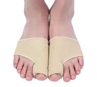 GGUFAY 2 pares de calcetines para hallux valgus, vendaje corrector de hallux valgus, vendaje para hallux valgus con almohadilla de silicona, talla unisex