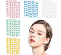 GGUFAY 360 pezzi di cerotto per l'acne sul viso - cerotto idrocolloidale per l'acne - cerotto invisibile per l'acne 2 in 1 giorno e notte assorbimento d'acqua impermeabile traspirante