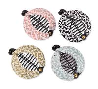 GGUFAY Banana Clip,4 pinzas para el cabello de plátano,peines grandes vintage de plátano,Clip de cola de caballo,peine de cola de pez,Para mujeres y niñas