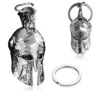GGUFAY - Campana de la Fortuna del Ángel Guardián en Forma de Casco - Guardian Bell - Biker Bell - Versátil para Motocicletas, Bicicletas, Llaves, Mochilas, Puertas y Vehículos