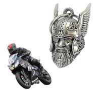 GGUFAY - Campana de la Fortuna del Ángel Guardián en Forma de General de un Ojo - Guardian Bell - Biker Bell - Ideal para Motocicletas, Bicicletas, Llaves, Mochilas, Puertas y Vehículos