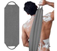 GGUFAY Estropajo Exfoliante de Espalda para la Ducha, Arnés Exfoliante de Fibre, Toalla Exfoliante de Espalda de Doble Cara con Asas, para la Ducha de Hombre y Mujere para Limpieza Profunda