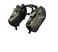 Ggwqfuh Bolsa Moto Bolsa Lateral para Motocicleta De 18L/28L Alforjas De Equipaje De Viaje Impermeables Alforja Universal(18L Green)