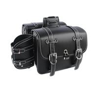 Ggwqfuh Bolsa Moto para Sportster XL 883 Motocicleta Negro Alforja Universal Herramienta De Almacenamiento Bolsas Laterales Gran Capacidad(Black)