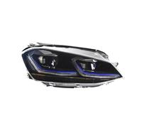 Ggwqfuh Faro Principal Para VW Gol Para Golf 7 MK7 Años 2013 A 2016 Faros Delanteros LED Diurnos Con Doble Proyector Accesorios Modificados Juego Faros Delanteros(RHD,BLUE)