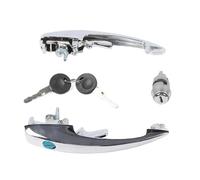 Ggwqfuh Manijas Exteriores Automóvil Para VW Para Beetle 1968-1977 Juego Manijas Puerta Cerradura Encendido Manija Motor 113898205M 113837205M 111837205J