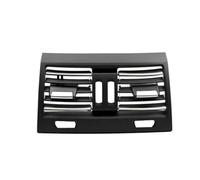 Ggwqfuh Tablero Ventilación Aire para BMW Serie 5 F10 F11 2010-2017 LHD Rejilla De Ventilación Cromada para Aire Acondicionado Delantero Y Trasero Central Salida Aire Salpicadero(Rear C Chrome)