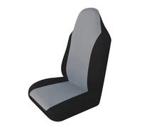 Ggwqoops Fundas Asientos 1/2 Funda Universal para Asiento De Coche Duradera De Malla Doble Compatible con La Mayoría De Los Coches Y Accesorios(Grey 2pcs)