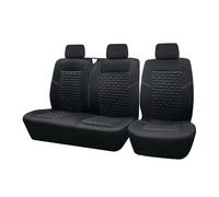 Ggwqoops Fundas Asientos para Ford para Transit para Fiat para Ducato para Citroen para Relay 2+1 Fundas Asiento Esponja Universales 4 Mm Aptas La Mayoría Furgonetas Camiones(Black)