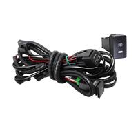 Ggwqoops Luces Antiniebla Para Land Para Rover Para Discovery II L318 2003 2004 Luz Antiniebla Parachoques Delantero Coche Montaje Pantalla H11 Bombilla 12V Antiniebla Delantero(Harness Wire)