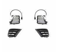 Ggwqoops Luces Antiniebla Para VW Para POLO 2011-2019 Conjunto Lámpara Antiniebla Pantalla Modificada Estilo WRC Parachoques Luz Coche Antiniebla Delantero(Style 1)