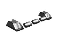 Ggwqoops Luz Antiniebla Trasera Señal Para Hummer H2 2003-2009 1 Juego Luces Marcador Techo Coche Delanteras Rojas Traseras Ámbar 25809312 16531442 15060525(5pc white6)