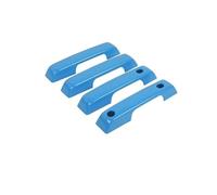 Ggwqoops Manija Puerta Automóvil Para Ford Para F150 2021 2022 2023 2024 2025 Embellecedor Manija Puerta Fibra Carbono ABS Adhesivo Decorativo Accesorios Exteriores Coche(Light Blue)