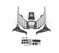 Ggwqoops Moto Protector Red Cubierta Faro Para ZONTES 368G Carenado Delantero De Motocicleta Faro Lámpara Rejilla Protección Cubierta Malla Pantalla(Black)