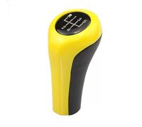 Ggwqoops Pomo Palanca Marchas Para BMW 1 3 5 6 Series Para M3 Para M4 Para M5 Para X5 Para X6 E30 E32 E34 E36 E38 E39 E46 E53 E60 E63 E83 E84 Perilla Palanca Cambios(Yellow 5)