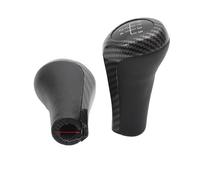 Ggwqoops Pomo Palanca Marchas Para BMW E87 E92 E60 E53 E36 Etc Cabezal Palanca Cambios Coche Perilla Cambio Marchas Manual 5/6 Velocidades Cuero Perforado(SQ-043-5speed)