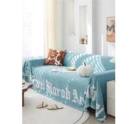 GGWYBAFS Funda de sofá de Color sólido Estilo Ins, Funda de sofá Boho, Funda de protección Total nórdica Moderna, Resistente a los arañazos de Gato y Ajuste Universal.(Sky Blue,180 * 230cm/71x91in)